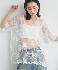 ad thie/アドティエ ad thie 【2025SS新作】Vネックレースオーバーブラウス/508181978