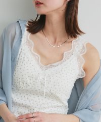 ad thie/アドティエ ad thie 【2025SS新作】ショルダーレース切り替え花柄キャミソール/508181979