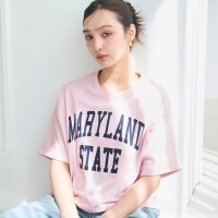coca/コカ coca クロップド丈ロールアッププリントTシャツ/508182234