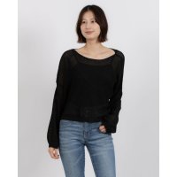 STYLEBLOCK/スタイルブロック STYLEBLOCK E綿タッチメッシュニットショートプルオーバー/508182246