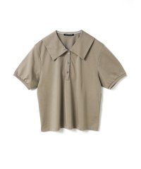 mizuiro ind/mizuiro ind ワイドカラーポロシャツ/508182263