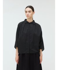 mizuiro ind/mizuiro ind ドットギャザードルマンシャツ/508182264