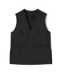TOMORROWLAND collection/【WEB先行予約】エクストラファインポリエステルトロピカル Vネックトップス/508182281