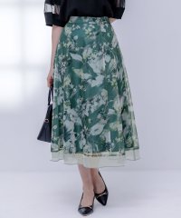 anySiS/【WEB・一部店舗限定】ハッチングフラワープリント スカート/508182553