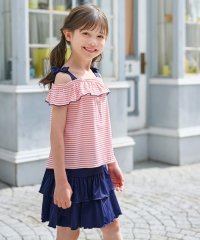 KUMIKYOKU KIDS/【UVカット】【SS－Lサイズ】マリンストライプ スイムウェア(セパレート)/508182558