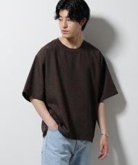 NANO universe/テックリネン布帛Tシャツ 半袖/507848264