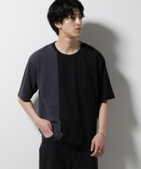 nano・universe/リンクスカノコ コンビTシャツ 半袖/508009421
