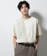 nano・universe/デザイン切替クルーネックTシャツ 半袖/508024440