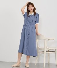 NICOLE CLUB/フロントタブデザインワンピース/508090637