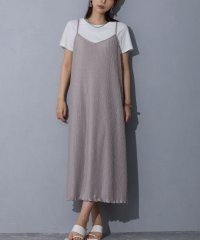 NICOLE white/プリーツキャミワンピース＆シャツ　SET/508148968