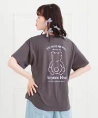 PINK-latte/接触冷感くまちゃんTシャツ/508182312