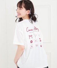 PINK-latte/バックプリントTシャツ/508182314