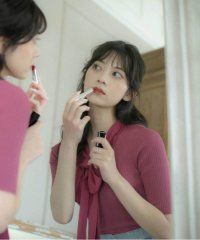 JILL by JILL STUART/ボウタイリブニット/508182781