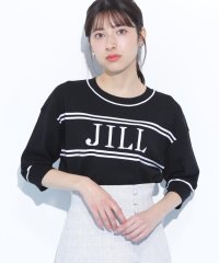 JILL by JILL STUART/バイカラービッグロゴニット五分袖/508182783