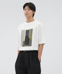 MARGARET HOWELL/COLLAGE PRINT COTTON JERSEY TOP/508182796