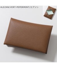 HERMES/エルメス Hermes HERMES カードケース CALVI VERSO バイカラーレザー/505916491