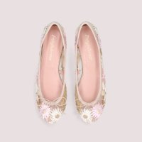 PRETTY BALLERINAS/プリティ・バレリーナ Pretty Ballerinas NICOLE flower crochet / ニコル フラワー クロシェ バレエシューズ/507866247