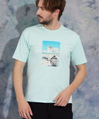 HIDEAWAYS NICOLE/アラカルトプリントクルーネック半袖Tシャツ/508036282