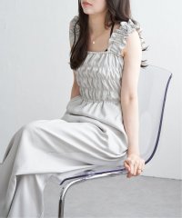 VENCE　EXCHANGE/ヘザーツイルシャーリングサロペット/508056927