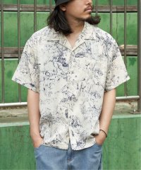VENCE　EXCHANGE/ジャングル総柄半袖シャツ/508069988