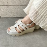 BLANC / BLEU/ブランブルー blanc/bleu 【日本製】【本革】【軽量】【3E幅】ふかふかポコポコインソール 異素材グルカサンダル/508162043
