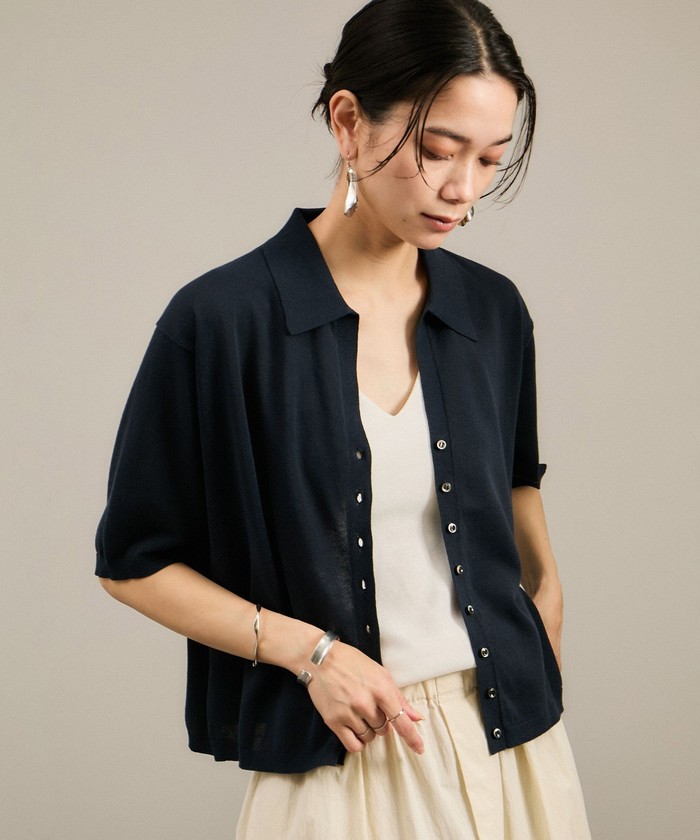 セール 40%OFF】【洗える】Vis/Peスパーク カーディガン
