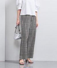 UNITED ARROWS/リネン チェック パッチポケット イージーパンツ/508184187