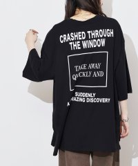 JUNGLE JALOPY/ジャングルジャロピー JUNGLE JALOPY 前後ロゴプリントウルトラBIGサイズTシャツ/508184308
