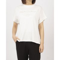 EGLANTINE/エグランティーヌ EGLANTINE ローズペトール ロゴ刺繍半袖Tシャツ/508184362