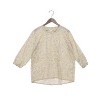 BRODIAEA/ブローディア BRODIAEA ペイズリーボタニカル柄コットンブラウス7分袖/508184365