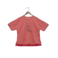 BRODIAEA/ブローディア BRODIAEA ツルサラコットンシリーズ イラストプリント半袖Tシャツ/508184379