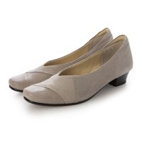 BLANC / BLEU/ブランブルー blanc/bleu 大きめサイズ【日本製】【本革】【軽量】【3E幅】ふかふかクッションインソール ブロッキングデザインパンプス/508184408