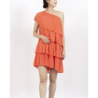 DENNY ROSE/デニーローズ DENNY ROSE ワンショルダーティアードミニワンピース/508184418