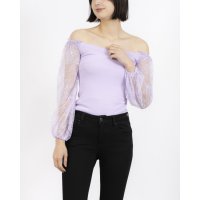DENNY ROSE/デニーローズ DENNY ROSE レーススリーブ切替ボディスーツ【返品不可商品】/508184426