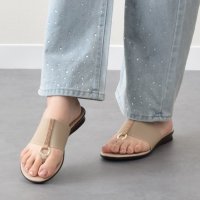 ITALIAN SHOEMAKERS/イタリアンシューメーカーズ ITALIAN SHOEMAKERS センターラインストーントングサンダル/508184461