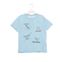 petit main/プティマイン petit main 【接触冷感】モチーフロゴ刺繍半袖Tシャツ/508184483