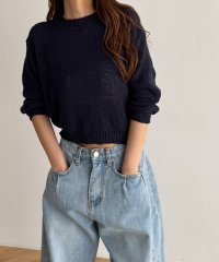 CANAL JEAN/キャナルジーン CANAL JEAN El mar レーヨンナイロンクルーニット/508184532