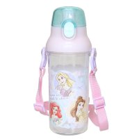 cinemacollection/シネマコレクション cinemacollection ディズニープリンセス 水筒 食洗機対応 直飲みプラ製ワンタッチクリアボトル 480ml ディズニー スケー/508184591