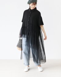 sanpo kuschel/サンポクシェル sanpo kuschel 着るだけ上級者見えヴェールシャツ/508184612