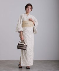 PourVous/プールヴー PourVous セパレート 二部式 一人で着られる 大人浴衣3点セット オリジナルデザイン 綿 兵児帯 女性 黒 選べる シック レトロ レース /508184621