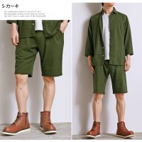 TopIsm/トップイズム TopIsm ショートパンツ メンズ ハーフパンツ リネンパンツ 綿麻 フレンチリネン 5分丈 無地 ユニセックス 男女兼用 ボトムス 春夏/508184794