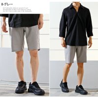 TopIsm/トップイズム TopIsm ショートパンツ メンズ ハーフパンツ リネンパンツ 綿麻 フレンチリネン 5分丈 無地 ユニセックス 男女兼用 ボトムス 春夏/508184794