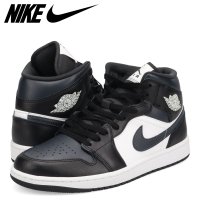 NIKE/ナイキ NIKE エアジョーダン1 ミッド スニーカー メンズ AIR JORDAN 1 MID ブラック 黒 DQ8426－010/508184813