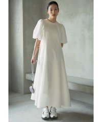 emmi atelier/パフスリーブサッカーワンピース/508185164