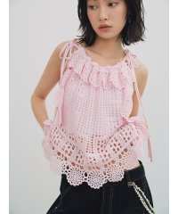 LILY BROWN/クロシェニットトップス/508185175
