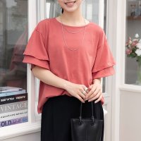Doux Belle/ドゥー ベル Doux Belle フリル袖 カットソー Tシャツ/508185283