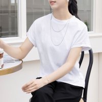 Doux Belle/ドゥー ベル Doux Belle コットン 綿 ラウンドネック/508185287