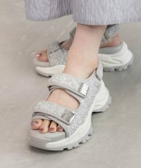 RANDA/ランダ RANDA モノグラムスクエアパーツスポーツサンダル/508185394