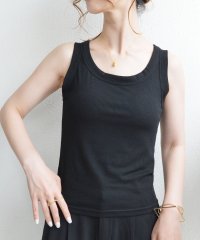 styiro/スタイロ styiro 【なめらかタッチ・伸縮性あり】春夏のインナー使いにリブタンクトップ 無地/508185409