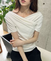 me Jane/ミージェーン me Jane クロスオフショル半袖Tシャツ/508185419